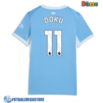 Fotballdrakt Dame Manchester City Jeremy Doku #11 Hjemmedrakt 2026-27 Kortermet